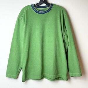 Patagonia Vintage Plush Synchilla Sweatshirt‎ Size M Mens Kelly Green Y2K 11327
